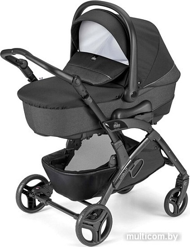Универсальная коляска CAM Tris Fluido Easy (3 в 1, черный спорт)