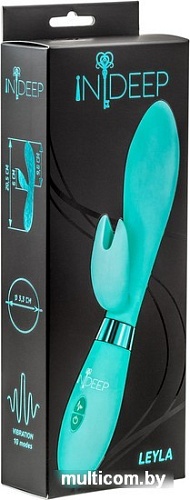 Вибратор Indeep Leyla (бирюзовый)