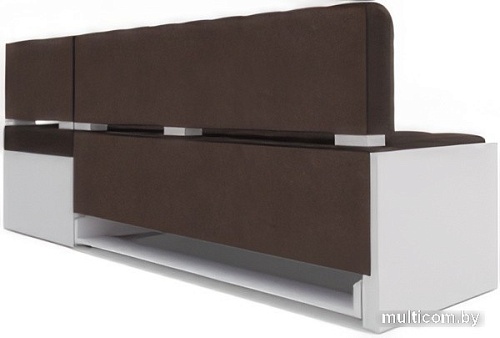 Угловой диван Мебель-АРС Ганновер правый 178x82x103 (кордрой коричневый)