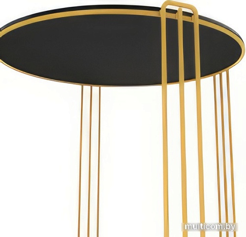Журнальный столик Sheffilton SHT-CT34 (золото/черный мрамор)