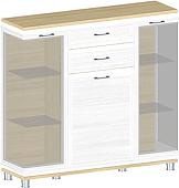 Тумба Лером Мелисса ТБ-2800-АС-СЯ (ясень асахи/снежный ясень)