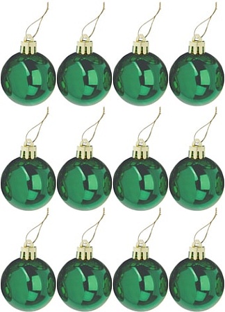 Елочная игрушка Золотая сказка зеленый 591126 12 шт