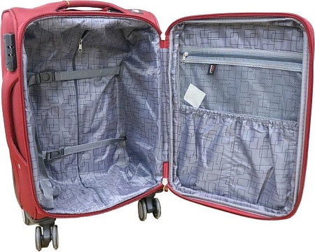 Чемодан Monza 8038# (L, красный)