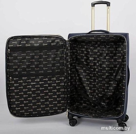 Чемодан-спиннер Grott 338-1731/3-28 (темно-синий)