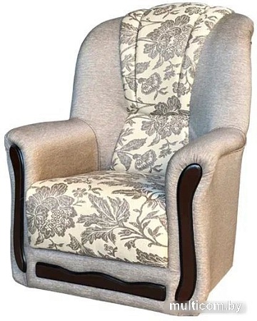 Интерьерное кресло Асмана Анна-1 (кватро 14/палома беж)