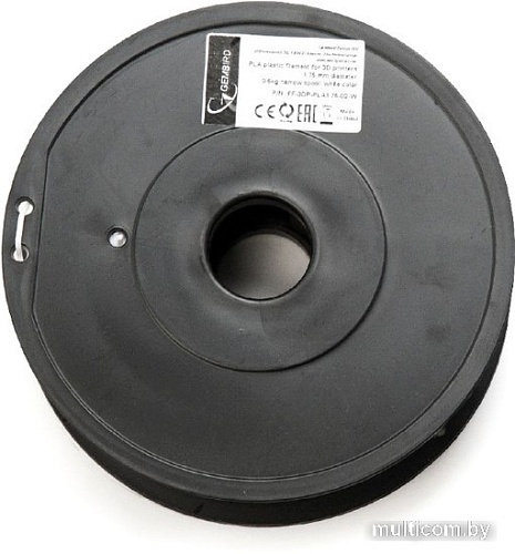 Пластик Gembird PLA+ 1.75 мм 1000 г (белый)