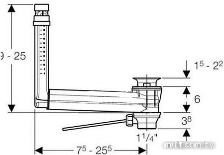 Донный клапан Keramag 521070