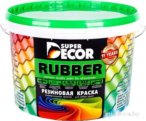 Super Decor Резиновая 6 кг (№14 изумруд)