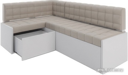 Угловой диван Мебель-АРС Ганновер левый 178x82x103 (бежевый Star Velvet 6 Light Beige)