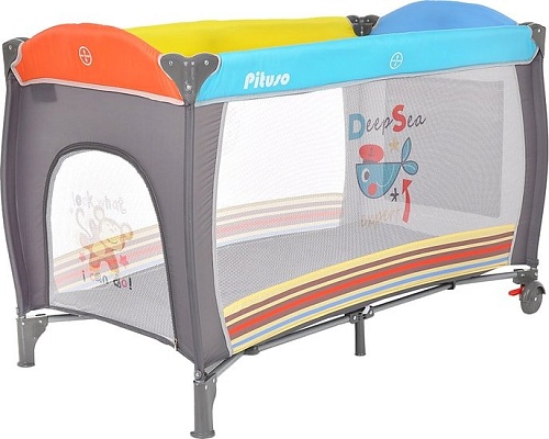 Игровой манеж Pituso Granada (серый)