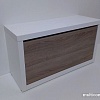 Тумба для обуви Элана 1.80 (белый/дуб трюфель)