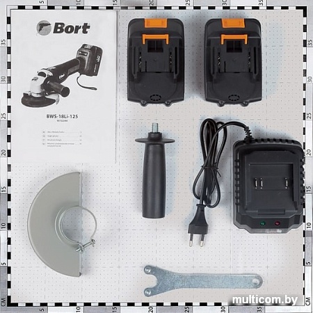 Угловая шлифмашина Bort BWS-18Li-125