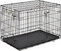 Клетка Midwest iCrate для собак 2 двери 1536DD (91x58x64см, черный)
