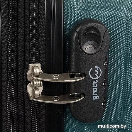 Чемодан-спиннер Grott 338-9108/5-22 (зеленый)