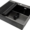 Кухонная мойка ARFEKA ECO AR мойка 600*500, роллер-мат, дозатор Black
