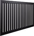 Декоративный экран Стильный дом De Luxe реечный 120х60см (черный)