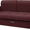 Диван Сириус Лидер-1 НПБ 185x110 (Eva 15 велюр темно-бордовый)