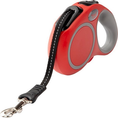 Поводок-рулетка Triol Urban 11121008 (XS, 3м лента, красный)