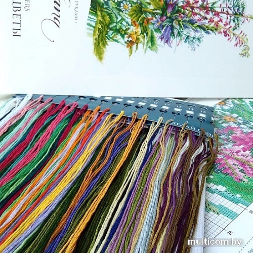 Набор для вышивания Сделай своими руками Полевые цветы П-50С