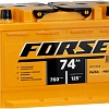 Автомобильный аккумулятор FORSE 6СТ-74VLR (74 А·ч)