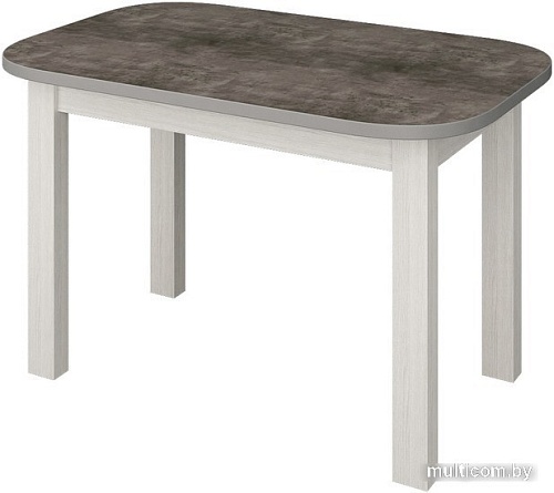Кухонный стол Senira Р-02.06-01 (бетон/белый)