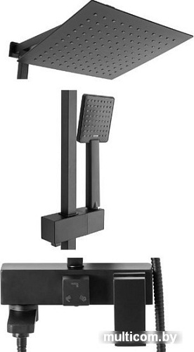 Душевая система Rea Jack REA-P7009 (черный)