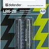 Батарейки Defender AA 2 шт LR6-2B