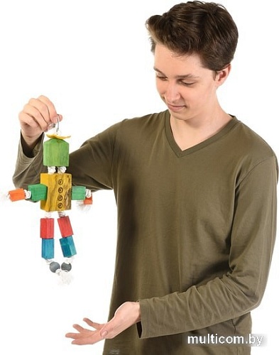 Игрушка Happy Bird Деревянный робот H75012