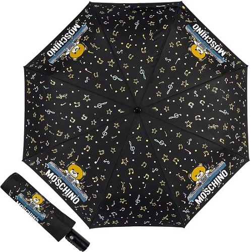 Зонт Moschino 8069-OCA DJ bear Black