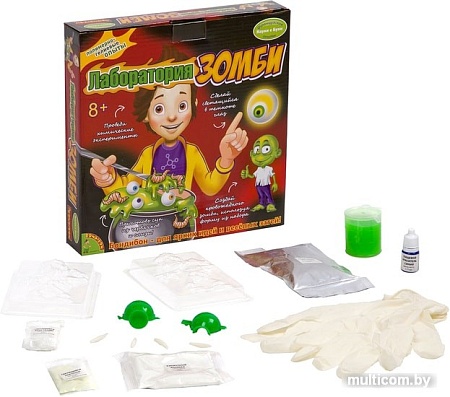 Набор для опытов Bondibon Науки с Буки Лаборатория ЗОМБИ ВВ3168