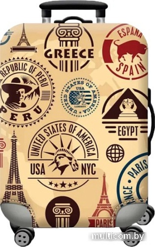 Чехол для чемодана RoadLike Way 378333 (L, коричневый)