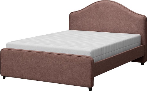 Кровать Sonit Dana 140x200 шенилл Eclipse (02 пыльная роза)