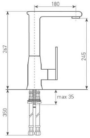 Смеситель Zigmund & Shtain ZS 0700 (речной песок)