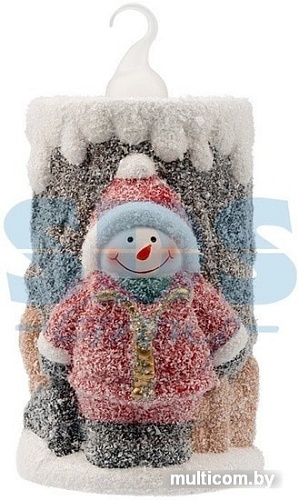 3D-фигура Neon-night Керамическая фигурка «Свечка со снеговиком» 505-016