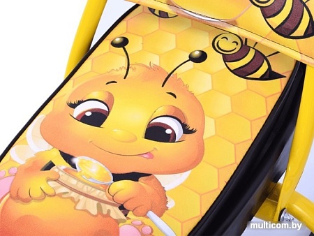 Снегокат Барс Comfort Baby Friends 124 (пчелка, желтый)