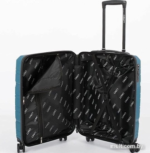 Чемодан-спиннер Grott 227-PP002/3-20 (синий)