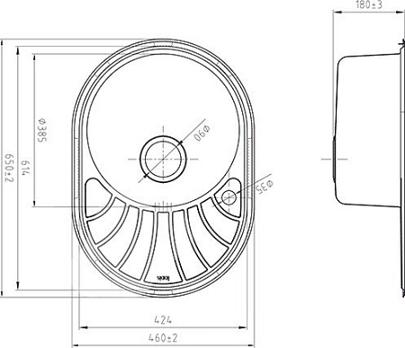 Кухонная мойка IDDIS Suno SUN65SLi77