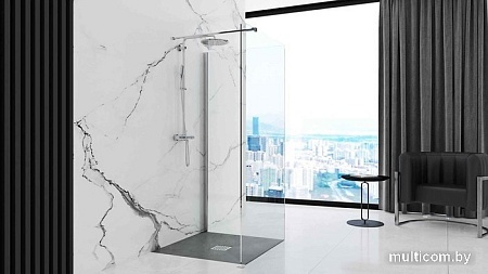 Душевой поддон Rea Rock 90x90 (серый)