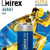 Батарейки Mirex Ultra Alkaline 9V 6LR6-E1