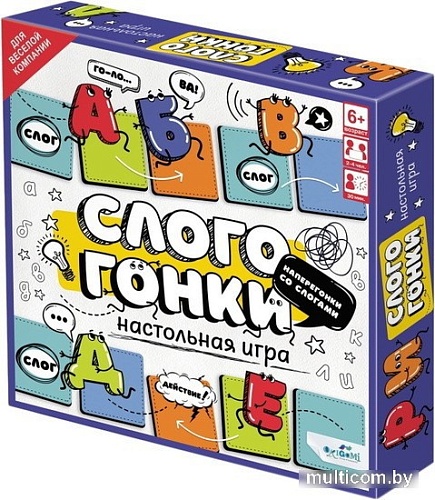 Настольная игра Origami Game Слогогонки 6952