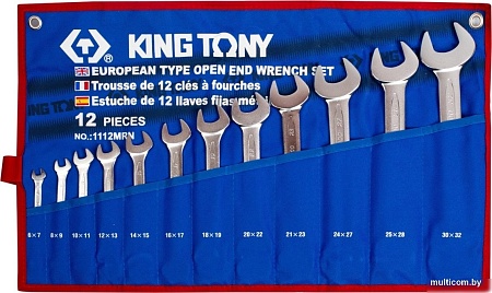 Набор ключей King Tony 1112MRN (12 предметов)