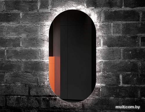 Пекам Зеркало LED IvaFly-102,5,5х52,5s (с сенсором на прикосновение)