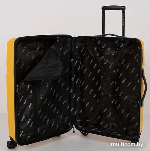 Чемодан-спиннер Grott 227-PP002/3-25 (желтый)