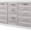 Комод Anrex Olivia 2D3S (вудлайн кремовый/дуб анакона)