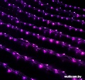 Световой дождь Luazon Led-400 контроллер (2x1.5 м, фиолетовый) [187293]