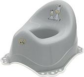 Детский горшок Maltex Зебра 6517 (серый/белый)