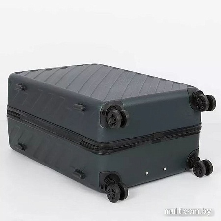Чемодан-спиннер Mr.Bag 338-9101/5-26DGN (темно-зеленый)