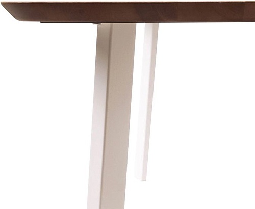 Кухонный стол ОКА Майон 130x80x74 (дуб натуральный/белый)