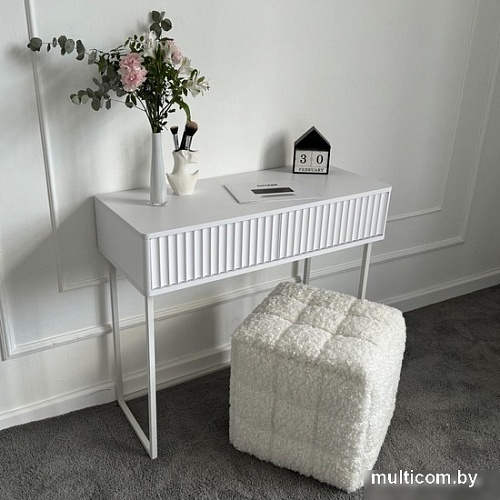 Консольный стол Shtabe Royal 5011 эко (белый/белый/белый)