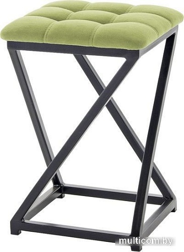 Табурет AMC Comfort 8К1.11 (кожзам, оливковый/черный)